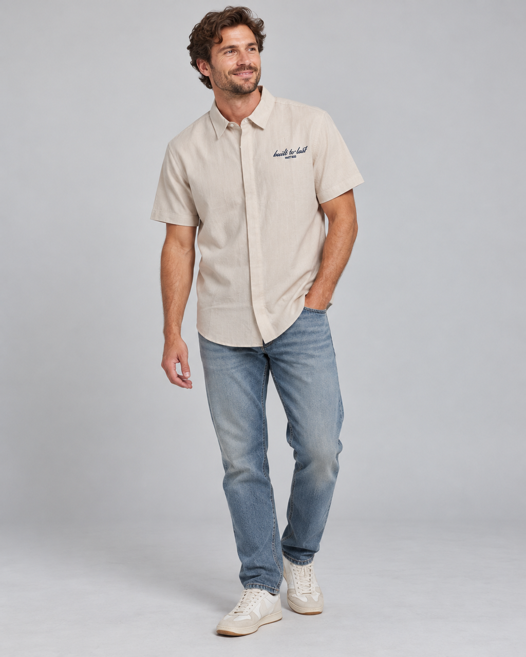 Built to Last Boxy Button-Down